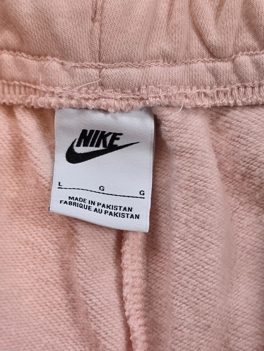 Nike Club Fleece Joggers Rose Whisper Light Pink Size L Sweatpants - Picture 5 of 6